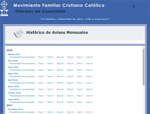Tablet Screenshot of mfccuauti.org